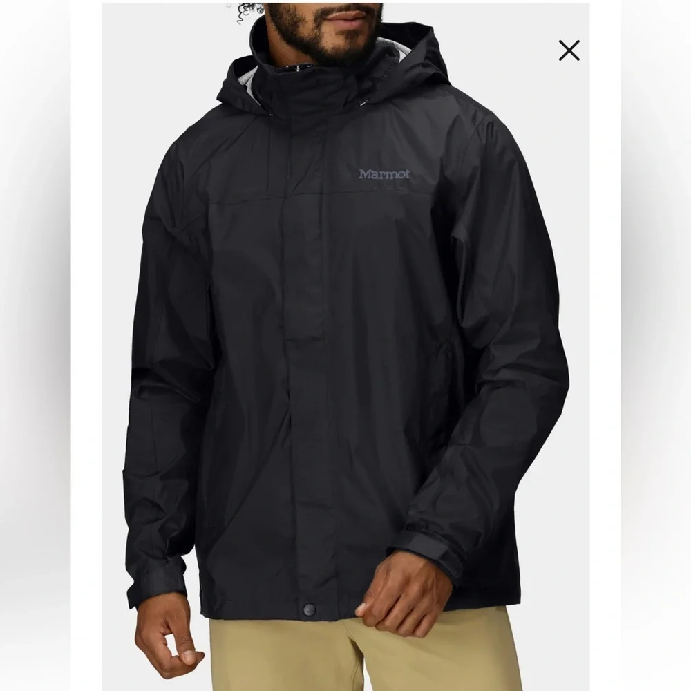 Marmot PreCip® Waterproof Hooded Jacket, Size Medium